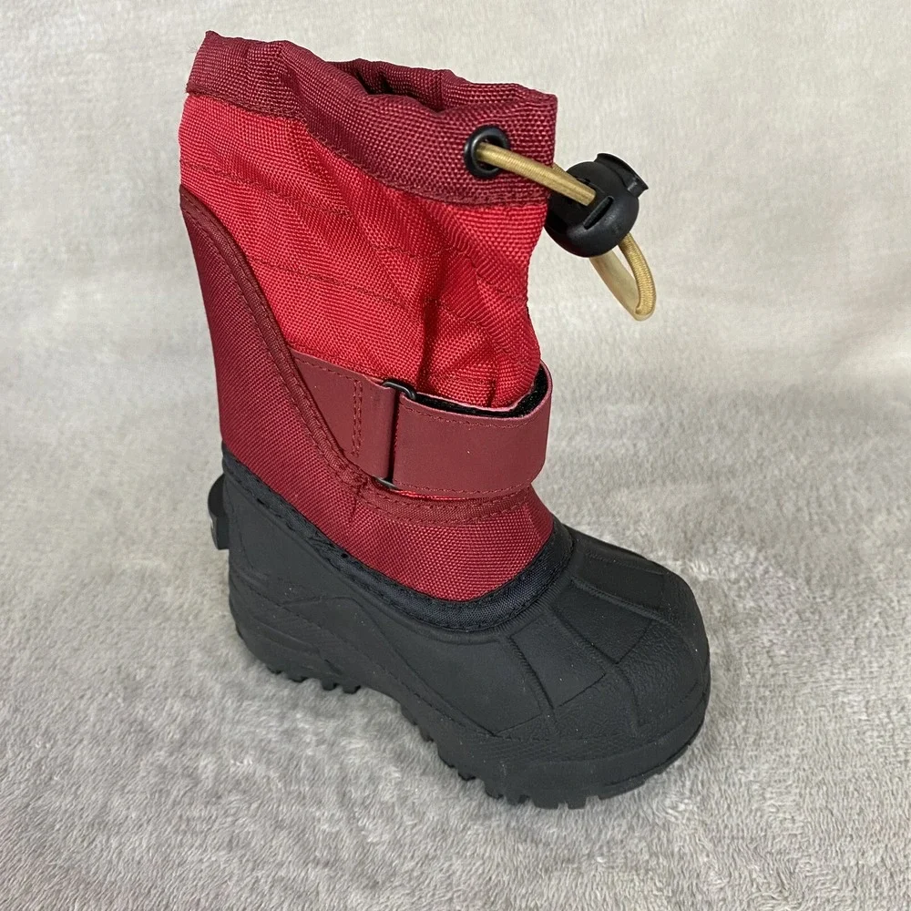 Columbia Powderbug Plus Snow Boot Toddler 6 Red Waterproof Insulated NEW